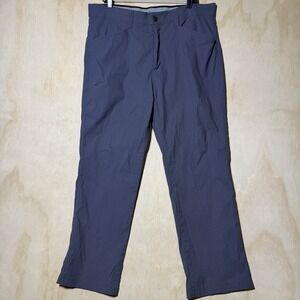 Orvis Mens Pants 38x29 Gray Hiking Travel Outdoor Performance Utility